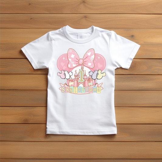 Happiest Place on Heart Birthday Tee. Birthday shirt for toddlers and kids.