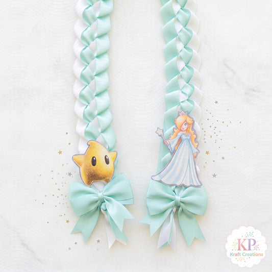 Graduation Lei for Kids, Rosalina Theme Grad Lei, Kindergarten Graduation Lei, Class of 2026, Custom Grad Lei Girl Gift, Video Game Princess